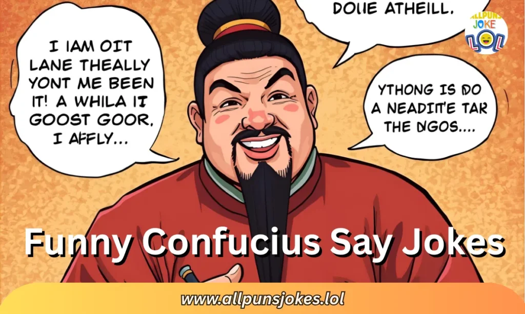Funny Confucius Say Jokes